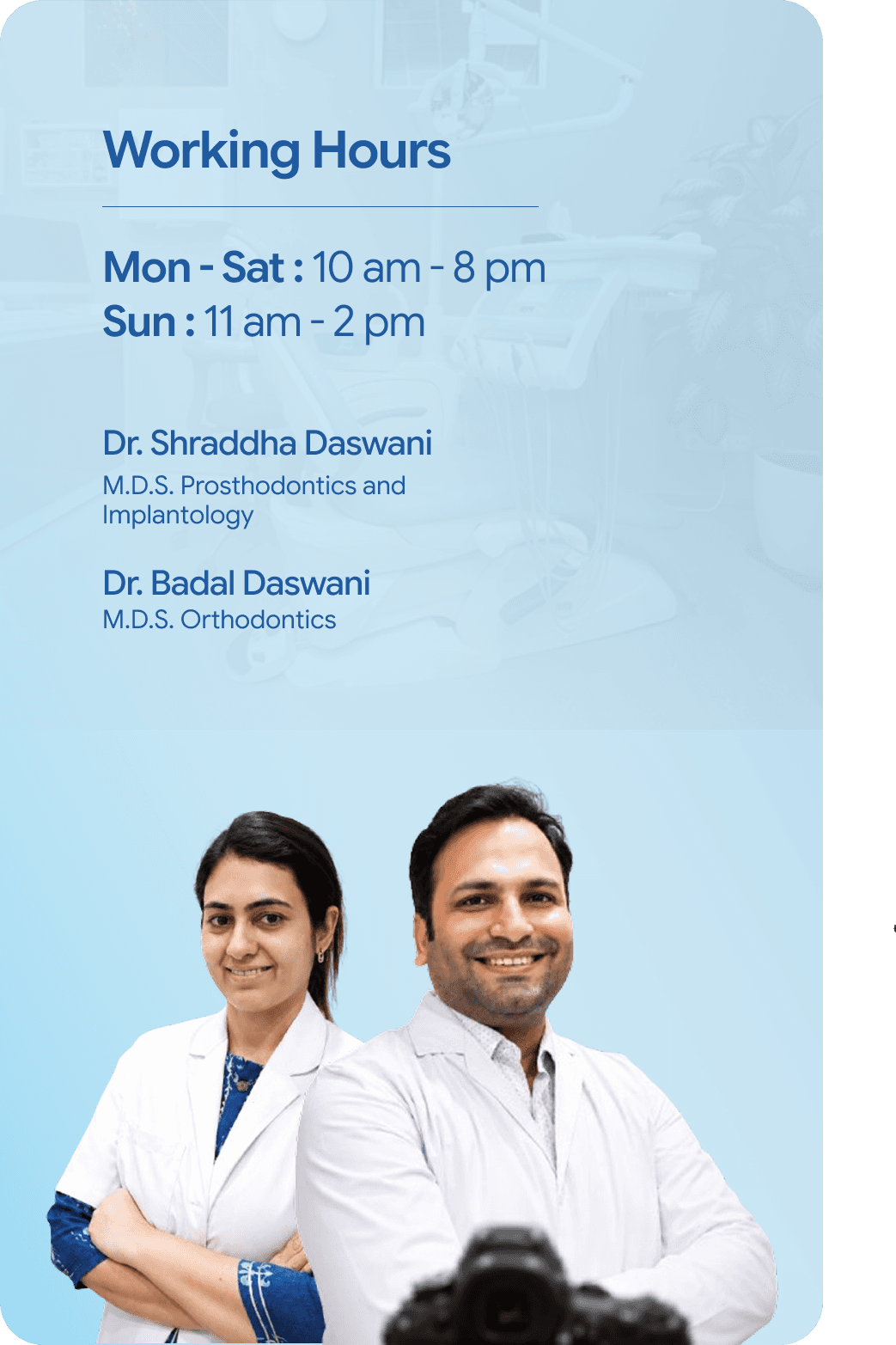 Working Hours - Das Dental Clinic
